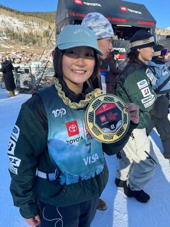 スノーボード】ハーフパイプ 清水さら選手 15歳のニューヒロイン