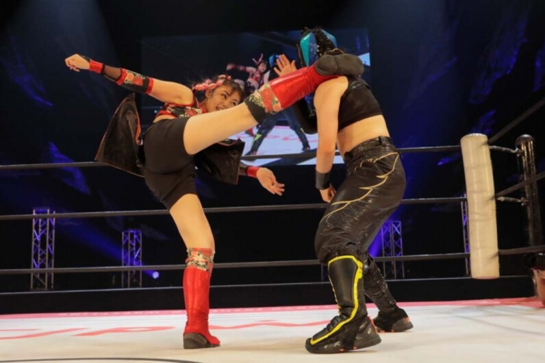 東京女子プロレス 元空手世界王者 長野じゅりあが悲願の自力初勝利 今度はシングルで勝ちたい スポーツナビ