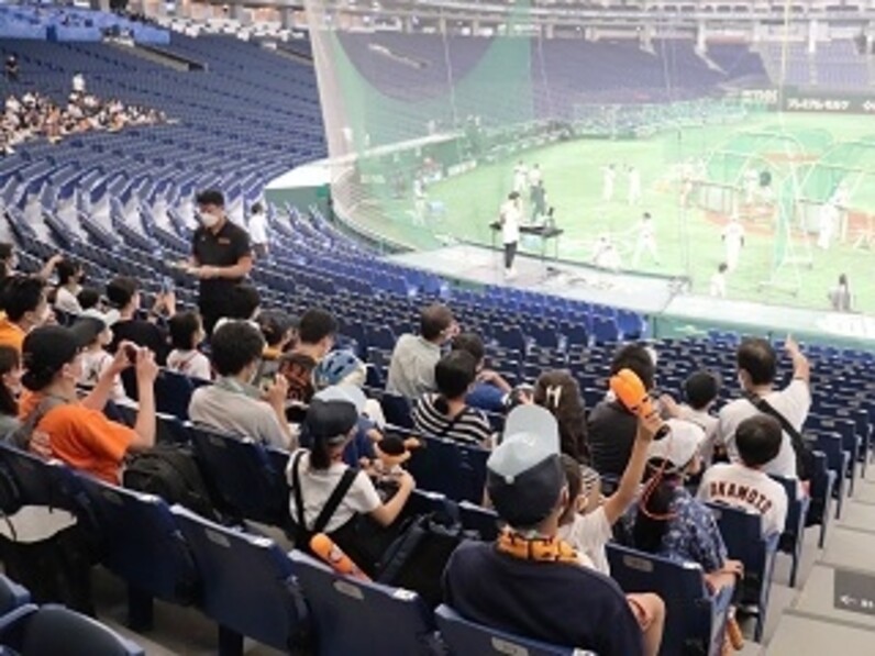 スペシャルイベントで 25組50人の文京区民が東京ドームで観戦 スポーツナビ