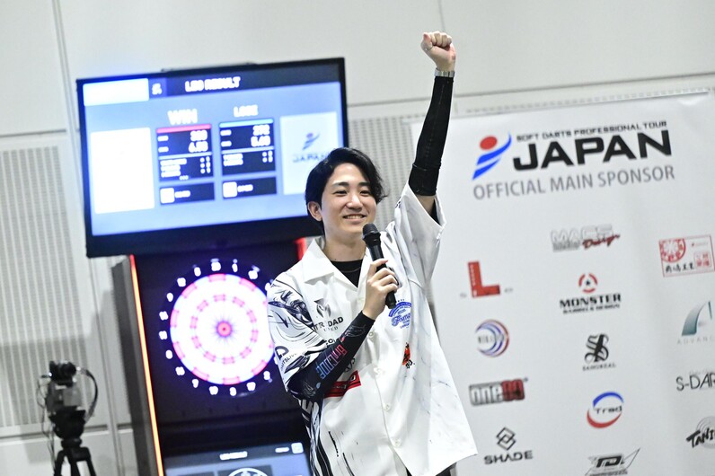 プロダーツJAPAN2025 第5戦 プロ2年目、注目の選手・松吉輝宗が