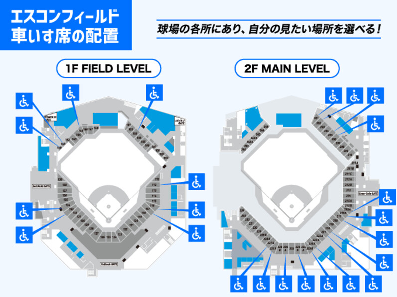 北海道日本ハムファイターズ新球場・エスコンフィールドHOKKAIDOのバリアフリーに迫る！ 車いすユーザーがレポート - スポーツナビ