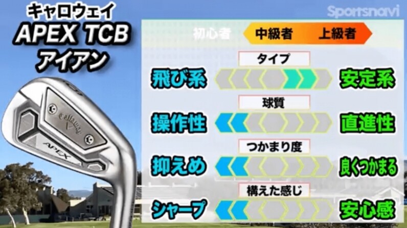 技術のある人ほどやさしいと感じる高性能アイアン！キャロウェイ