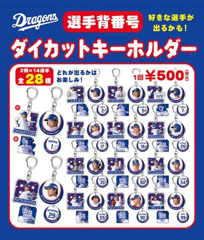 公式】中日グッズ（野球ガチャ⚾️） | 4／29（火） 🦒野球