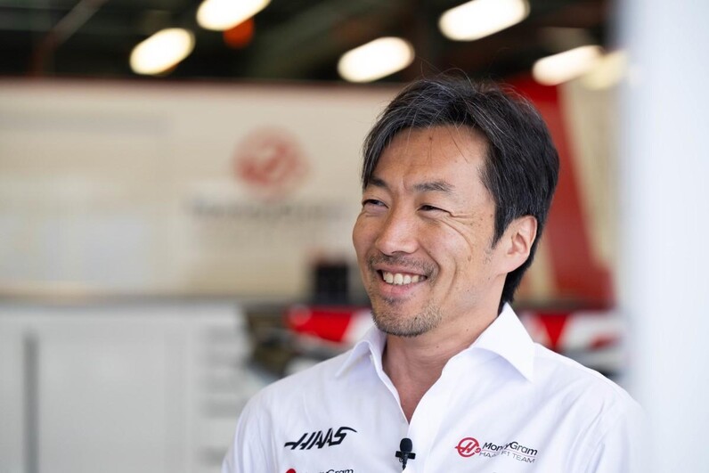 F1 非売品 ハース ポストカード 小松礼雄 ハースF1新代表・小松礼雄の覚悟 メンツや権力はどうでもよく