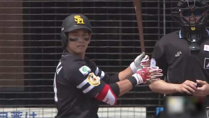 終盤に追い上げるも鷹が敗れる 栗原陵矢は本塁打を含む3安打2打点【6/9 試合結果】 - スポーツナビ