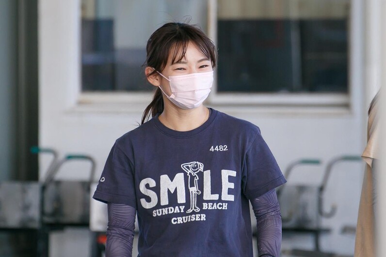 ボートレース児島　当選・非売品　守屋美穂選手の似顔絵イラスト入りパーカー ボートレース児島 当選・非売品 守屋美穂選手の似顔絵イラスト