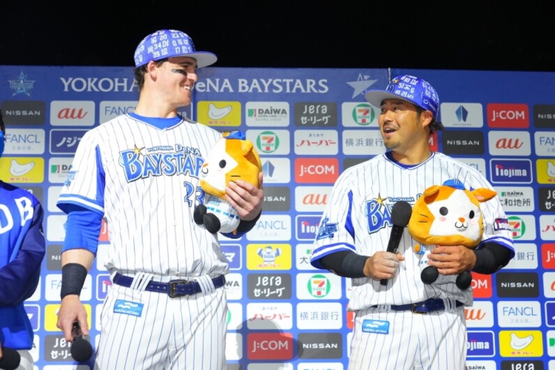 横浜DeNAベイスターズ ヒーローインタビューキャップ 横浜DeNAベイスターズ on X