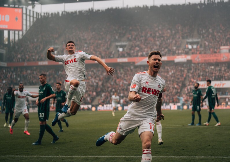 1. FCケルン｜ボルシアMGとのダービーマッチで3:1の勝利 - スポーツナビ