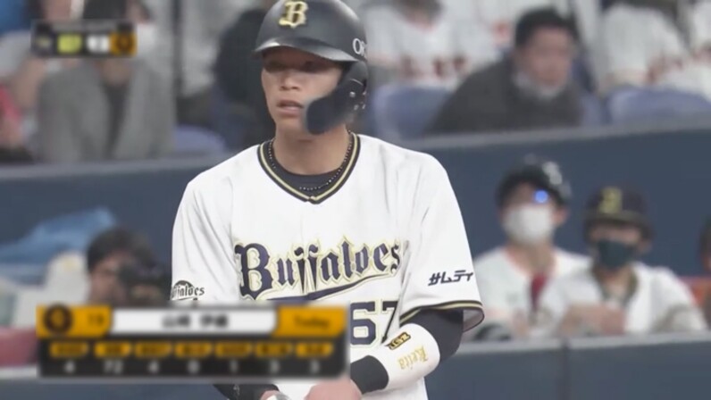 日本に オリックス バファローズ 中川圭太オリメン オリ姫 フォト