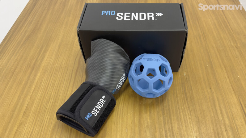 鶴原さんが実演！注目のスイング練習器具「ProSENDR
