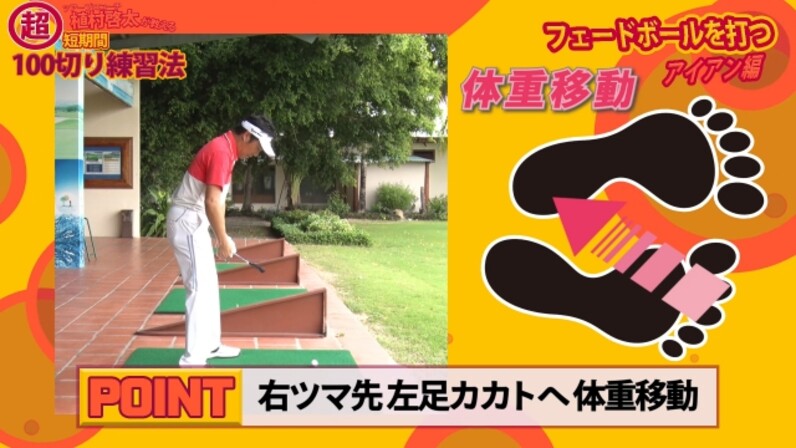 植村啓太が教える超短期間100切り練習法「アイアンでフェードを