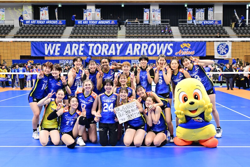 SVリーグ / CS進出決定】東レアローズ滋賀のチャンピオンシップ