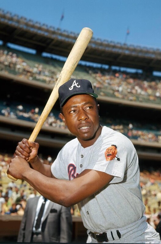 『MLB史上最強右打者』！アトランタブレーブス ハンク.アーロン・直筆サイン色紙 MLB史上最強右打者』！アトランタブレーブス ハンク.アーロン