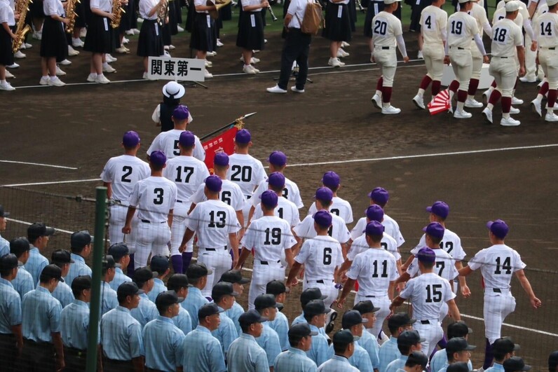 関東第一・硬式野球部】2024甲子園開会式の様子です