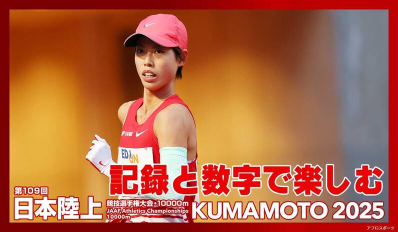 記録と数字で楽しむ第109回日本選手権10000m】女子:五輪&世界 記録と数字で楽しむ第109回日本選手権10000m】女子:五輪&世界