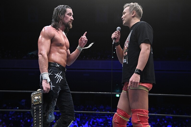 新日本プロレス】IWGP世界ヘビー級王者ジェイ・ホワイト選手に 新日本プロレス】IWGP世界ヘビー級王者ジェイ・ホワイト選手に