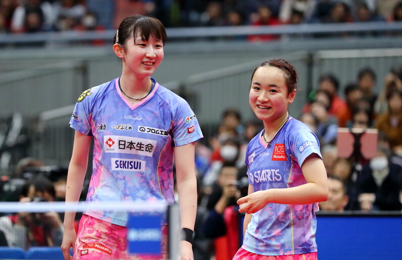 世界卓球女子ダブルス 実力ランキング 伊藤 早田組 石川 平野組が頂点を狙う スポーツナビ