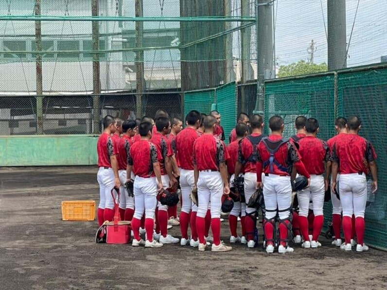 北陸高等学校・硬式野球部】関大北陽高校でのグラウンド調整練習 - スポーツナビ