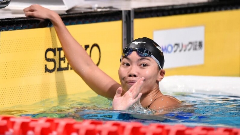 競泳 国際大会日本代表選手選考会 女子 青木玲緒樹と林希菜が好記録で制覇 スポーツナビ