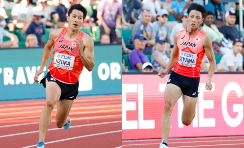 世界陸上 5日目イブニングセッションコメント 男子0m上山 飯塚 4 100mリレーや今後の国際大会に向けての抱負を語る スポーツナビ