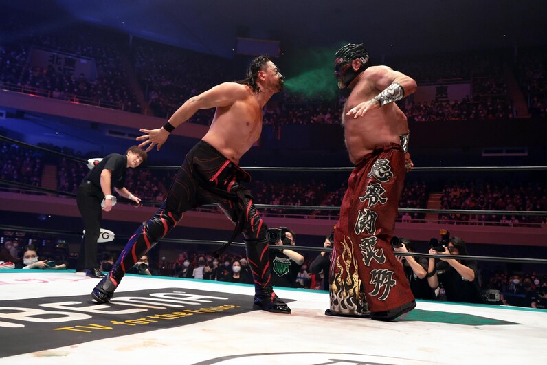 全日本プロレス GIANT BATTLE IN 日本武道館 第1弾 AJPW - Jumbo Tsuruta, Rusher Kimura & Momota vs Masanobu
