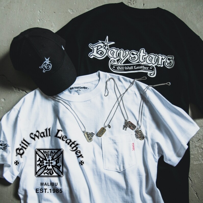 限定完売☆横浜DeNAベイスターズ×ビルウォールレザー コラボレーションTシャツ Bill Wall Leather BEAMS SPORTS｜〈横浜DeNAベイスターズ × Bill Wall Leather