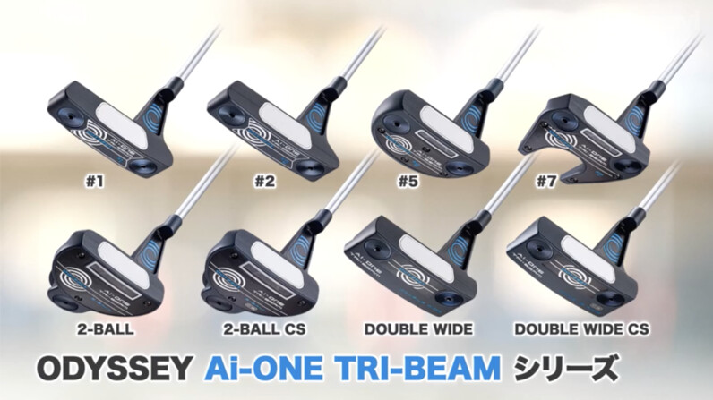 だいな　オデッセイ　AI-ONE TRI-BEAM #2 New Odyssey (Odyssey) Right putter AI-ONE TRI-BEAM 2-Ball