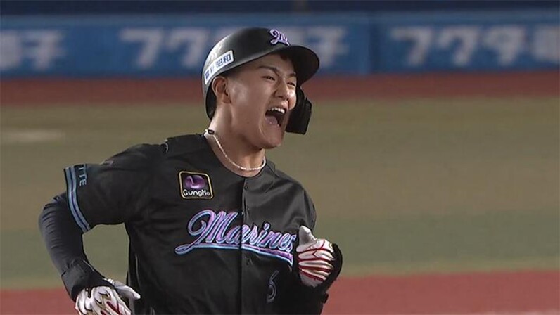 西川史礁がプロ初ホームラン「もう素直に嬉しいです」 初の4番