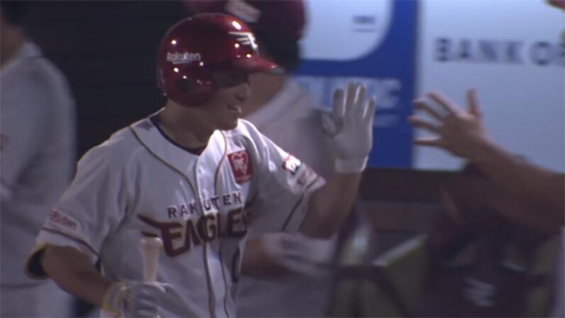 小深田大翔が1号2ラン！ 6月20日以来の安打は今季初本塁打