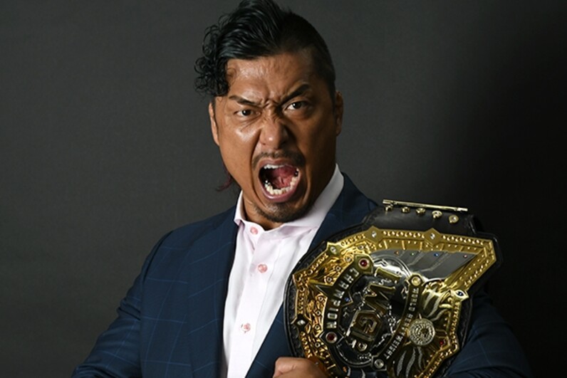 特大‼︎鷹木信悟のIWGP世界ヘビー級王座戴冠記念ビゲストタオル 鷹木信悟「飯伏、オマエを指名しない理由があるか」 IWGP世界