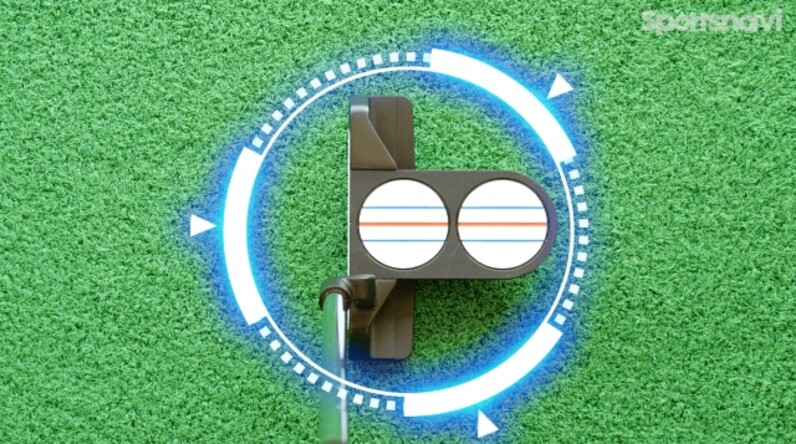 オデッセイ STROKE LAB トリプル トラック 2-BALL BLADE トリプル トラック 2-BALL BLADE パター(パター（単品）)|STROKE