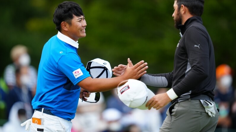 男子ゴルフ 日米共催 松山の激励と今田竜二のお墨付き 久常涼 米優勝している方の言葉は重い 5打差8位 スポーツナビ