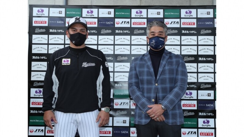 ロッテ スイス高級機械式腕時計ブランド フランク ミュラー とオフィシャルスポンサー契約を締結 5月8日福岡ソフトバンク戦で冠試合 スポーツナビ