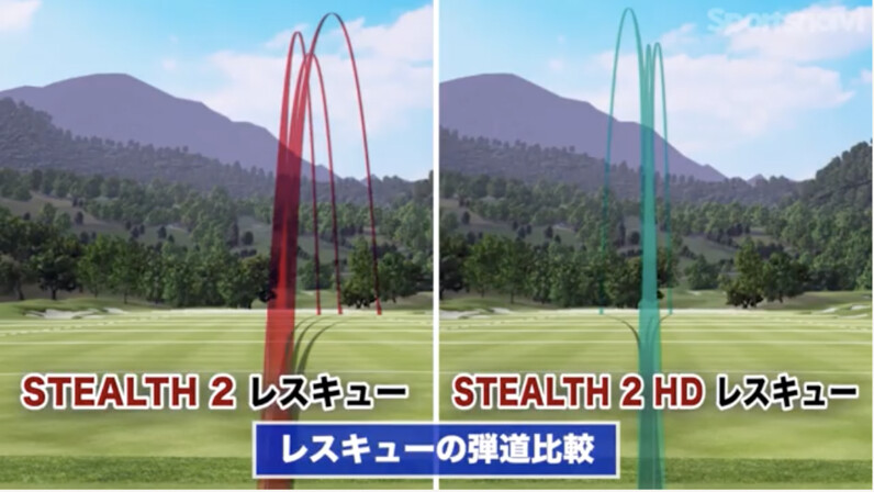 試打計測】テーラーメイド「ステルス2」vs.「ステルス2 HD
