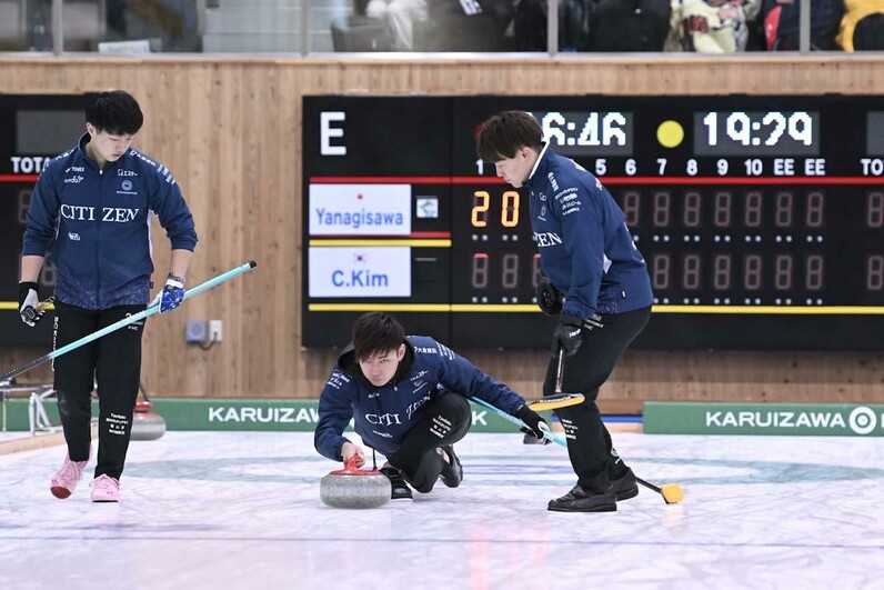 3年ぶりのカーリング軽井沢国際 優勝を果たしたSC軽井沢クラブの