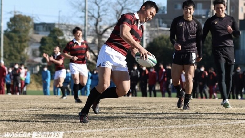 早大ラグビー蹴球部、追い出し試合 長田組完結 最後は笑顔で