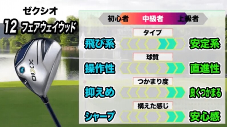 ゼクシオ12 フェアウェイウッド　4W シャフトA ゼクシオ12 フェアウェイウッド 4W シャフトA ゼクシオ 12