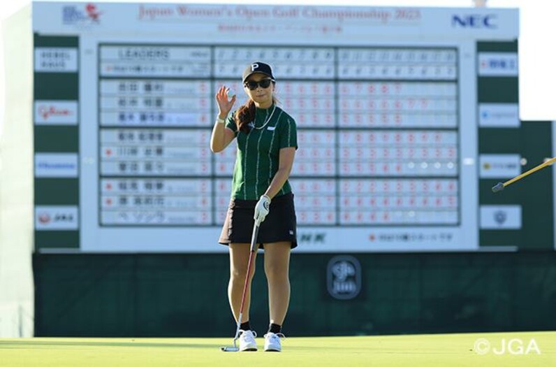 日本女子オープンゴルフ 第2ラウンド終了 - スポーツナビ