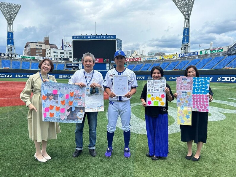 横浜市のこども食堂を支援する横浜DeNAベイスターズ今永昇太選手に感謝