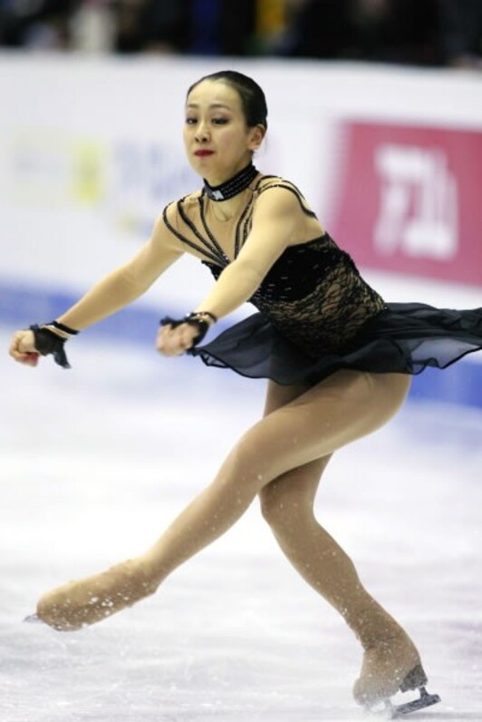 浅田真央　フィギュア 4K60P] 浅田真央 Mao Asada 2008 Worlds Exhibition 